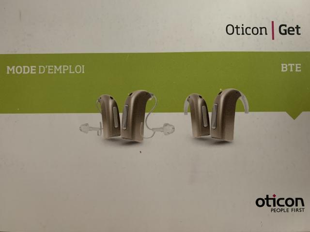 Oticon BTE aide prothèse auditif