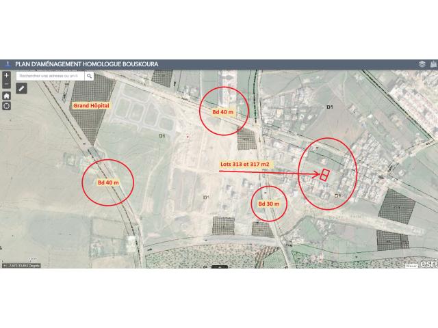 Terrain Titré autorisé pour Villa 317 m2