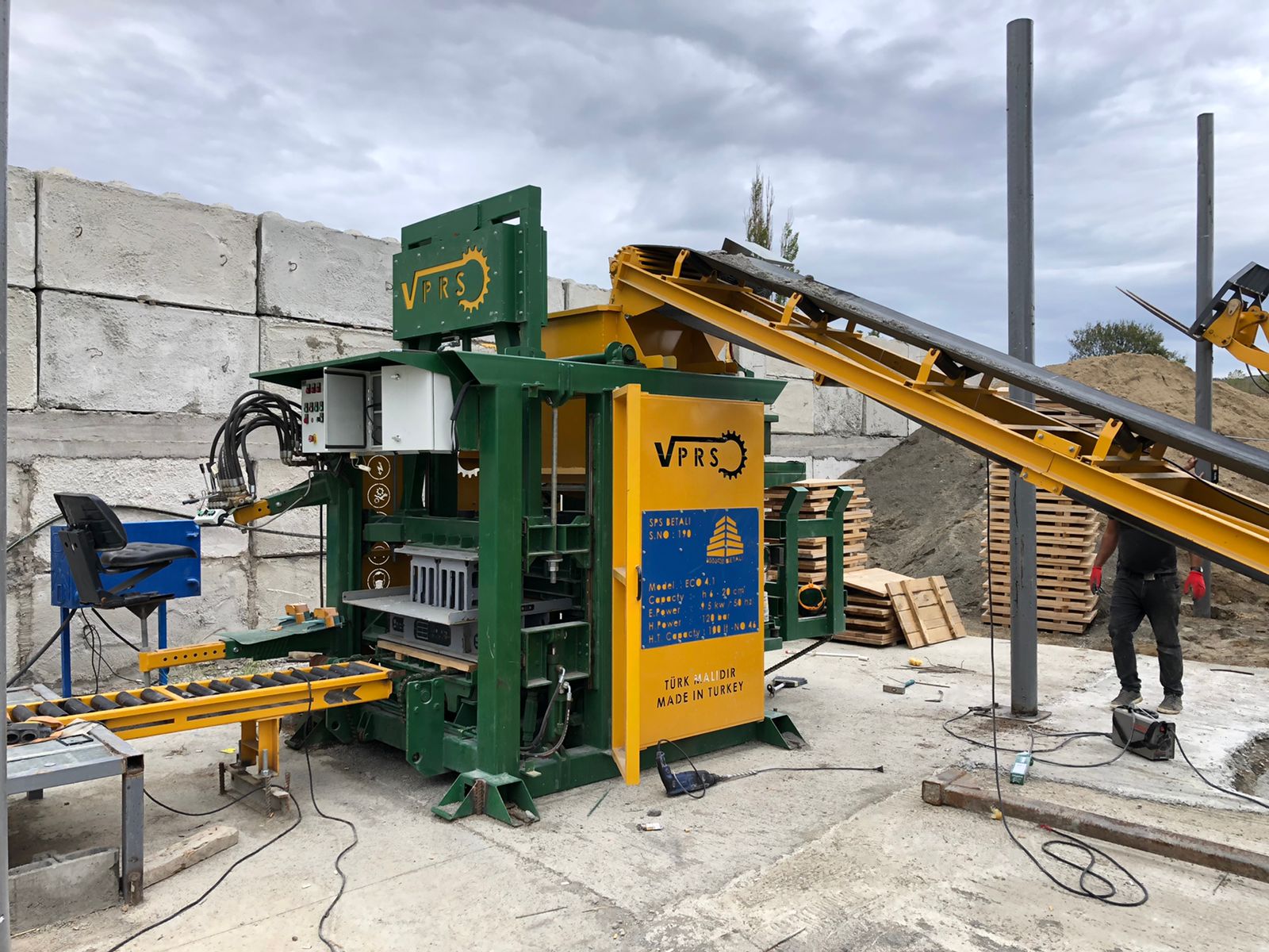 Machine à blocs de béton économique pour la vente