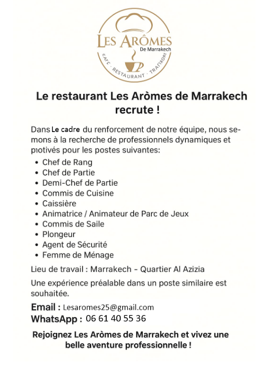 offre d’emploi