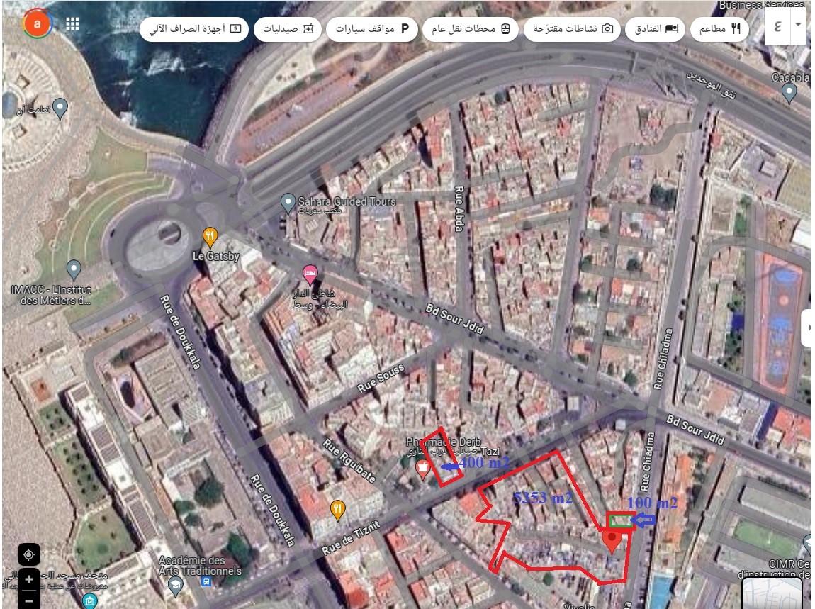 3 titled plots of land next to Casablanca Marina