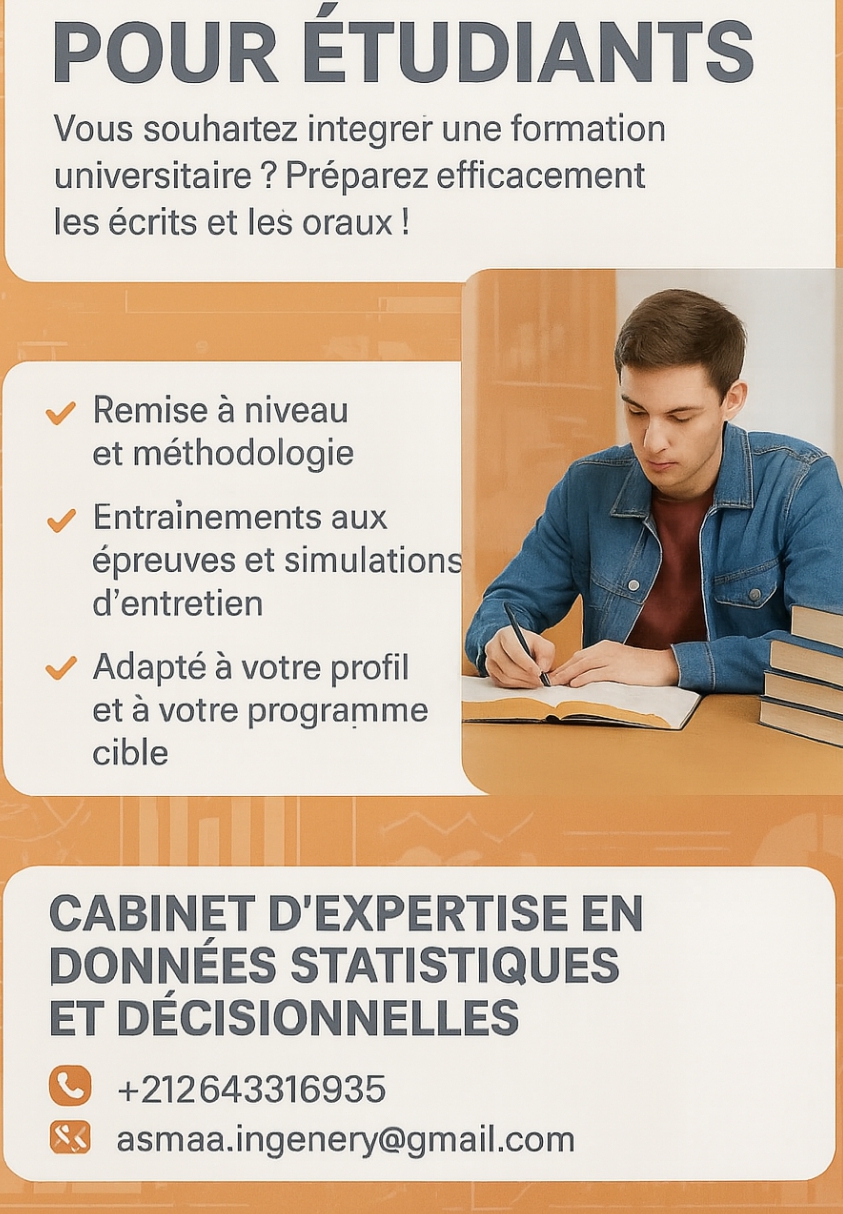 Accompagnement pour étudiants