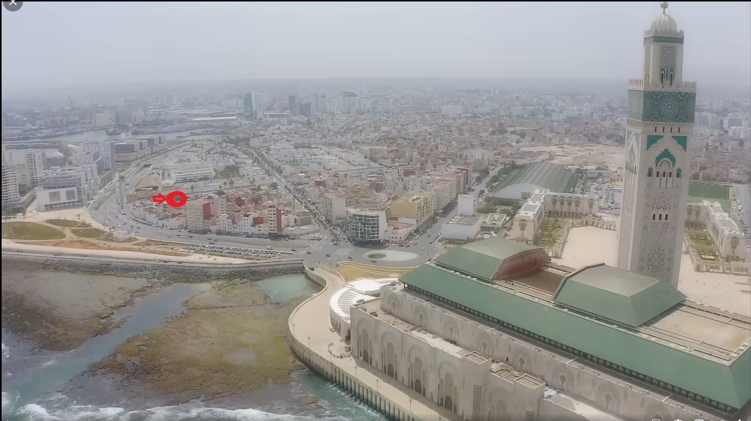 Terrains à vendre 5353m2 lieu stratégique à  Casablanca